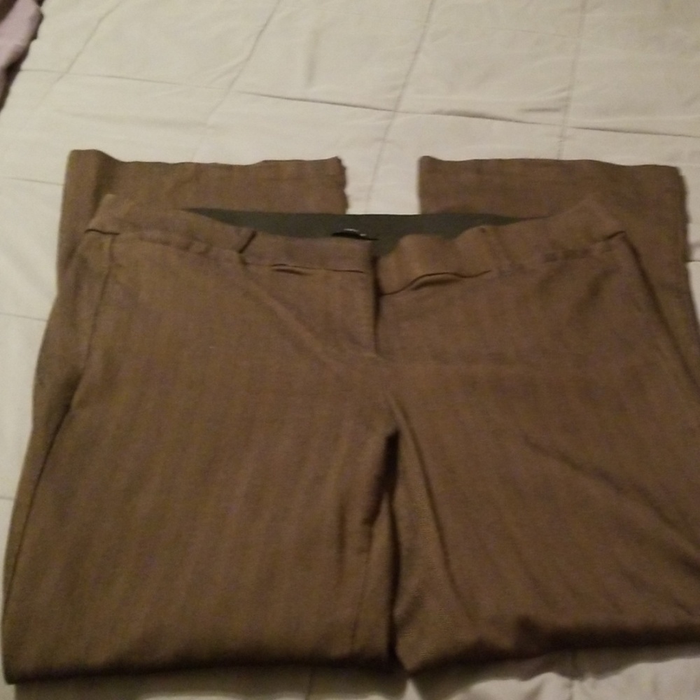 Lane Bryant Allie Pant 20R Herringbone Print